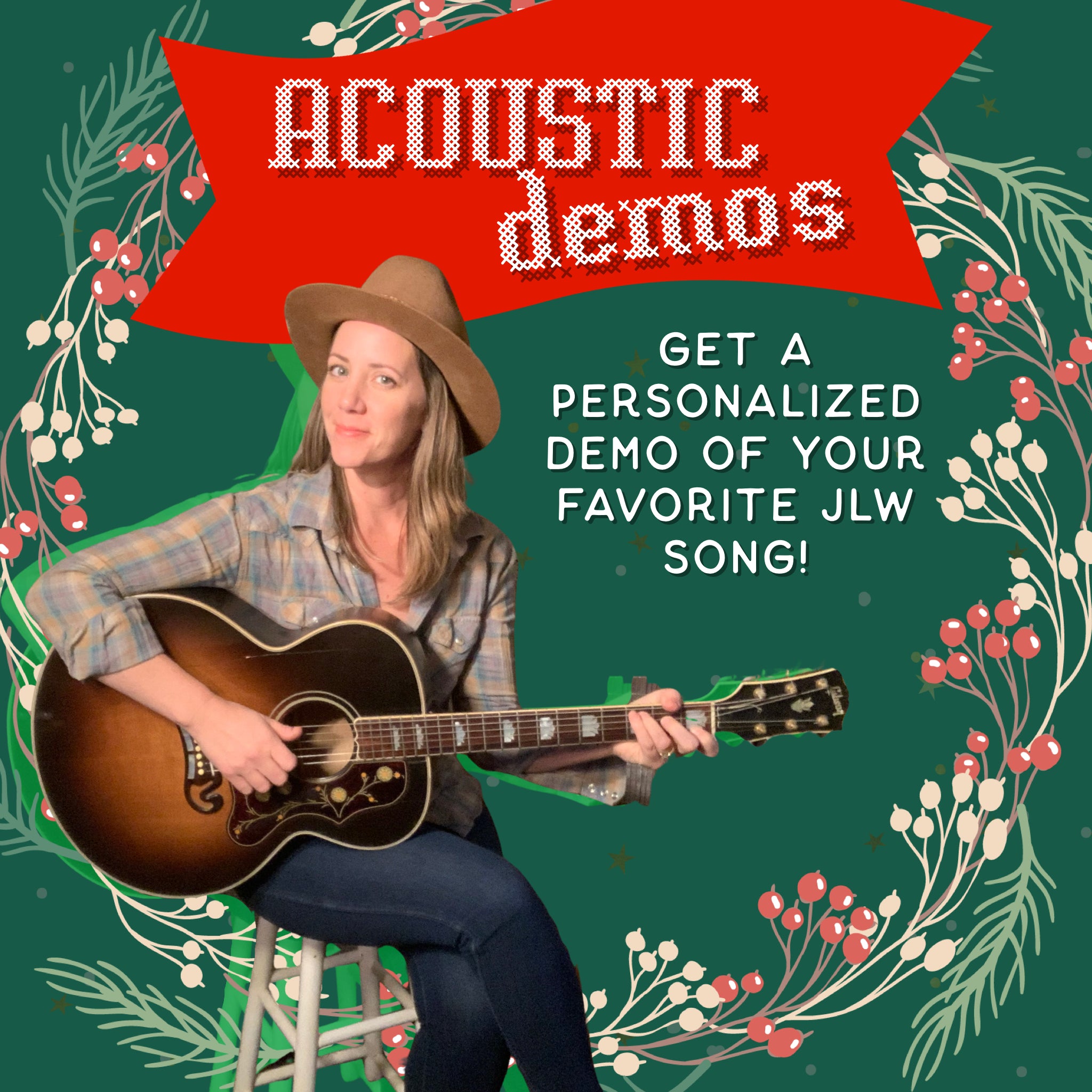ACOUSTIC DEMO + HANDWRITTEN LYRICS BUNDLE!