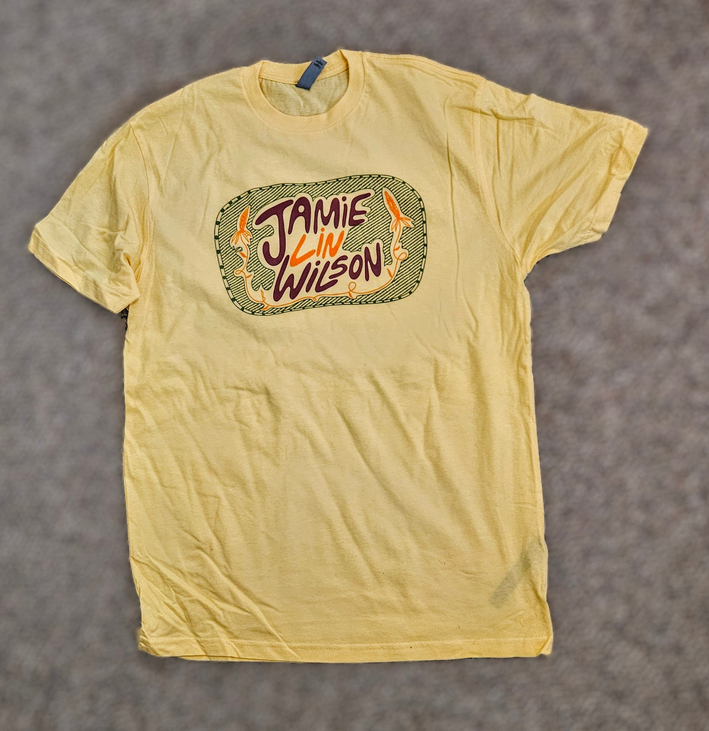 Yellow Homegrown JLW Tee